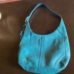 Blue Coach purse
